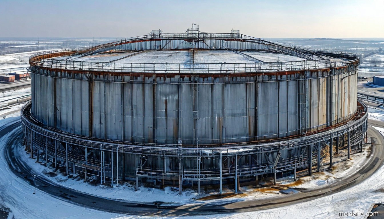 Антидроновая защита резервуара РВС-50000 Новокузнецке — ЗОК ЗАСЛОН по СП 542