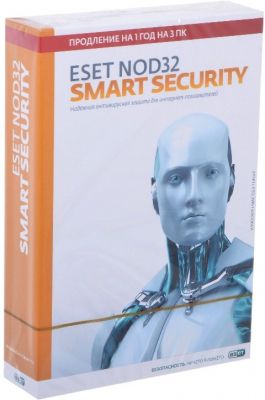 Программное Обеспечение Eset NOD32 Internet Security продление 3 устройства 1Y Box (NOD32-EIS-RN(BOX)-1-3) 